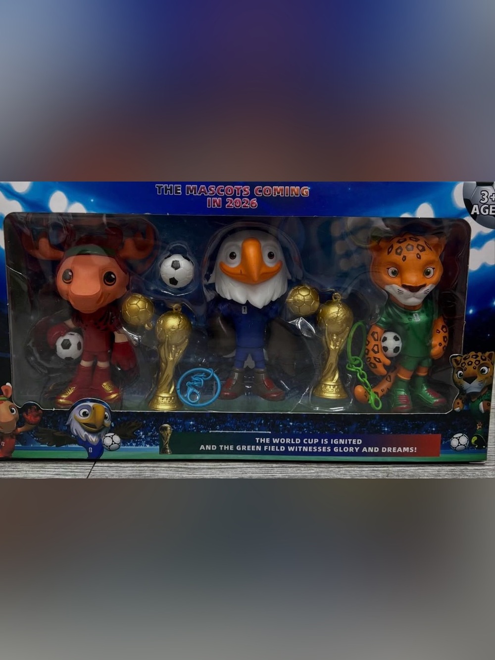 2026 FIFA World Cup mascot figurine set